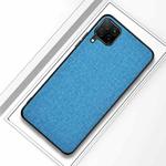 For Samsung Galaxy A42 5G Shockproof Cloth Texture PC + TPU Protective Case(Sky Blue)