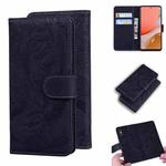 For Samsung Galaxy A72 5G / 4G Tiger Embossing Pattern Horizontal Flip Leather Case with Holder & Card Slots & Wallet(Black)