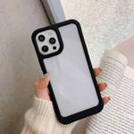 For iPhone 12 / 12 Pro Acrylic + TPU Shockproof Protective Case(Black)