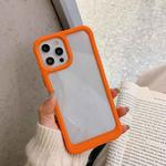 For iPhone 12 / 12 Pro Acrylic + TPU Shockproof Protective Case(Orange)