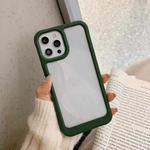 For iPhone 12 mini Acrylic + TPU Shockproof Protective Case (Green)