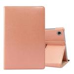 For Lenovo Tab M10 Plus 10.3 360 Degree Rotation Litchi Texture Flip Leather Case with Holder(Rose Gold)