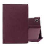 For Lenovo Tab M10 Plus 10.3 360 Degree Rotation Litchi Texture Flip Leather Case with Holder(Purple)