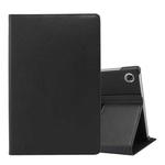 For Lenovo Tab M10 Plus 10.3 360 Degree Rotation Litchi Texture Flip Leather Case with Holder(Black)