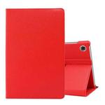 For Lenovo Tab M10 Plus 10.3 360 Degree Rotation Litchi Texture Flip Leather Case with Holder(Red)
