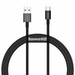 Baseus Superior Series CATYS-01 66W USB to USB-C / Type-C Interface Fast Charging Data Cable, Cable Length:1m(Black)
