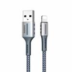 Remax RC-003i 2.4A 8 Pin Barrett Series Charging Data Cable, Length: 1m(Silver)