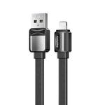 Remax RC-154i 2.4A 8 Pin Platinum Pro Charging Data Cable, Length: 1m (Black)