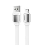 Remax RC-154i 2.4A 8 Pin Platinum Pro Charging Data Cable, Length: 1m (White)