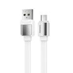 Remax RC-154m 2.4A Micro USB Platinum Pro Charging Data Cable, Length: 1m(White)