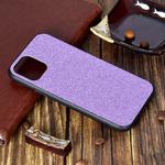 For iPhone 11 Shockproof Glitter Powder Paste Skin TPU Protective Case(Purple)