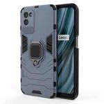For OPPO Realme V11 5G Shockproof PC + TPU Protective Case with Magnetic Ring Holder(Navy Blue)