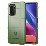 For Xiaomi Redmi K40 Full Coverage Shockproof TPU Case(Army Green)
