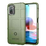 For Xiaomi Redmi Note 10 Full Coverage Shockproof TPU Case(Army Green)