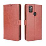 For ZTE Blade A7s 2020 Retro Crazy Horse Texture Horizontal Flip Leather Case with Holder & Card Slots & Lanyard(Brown)