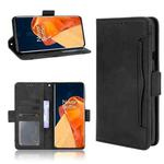 For OnePlus 9 Pro Skin Feel Calf Pattern Horizontal Flip Leather Case with Holder & Card Slots & Photo Frame(Black)