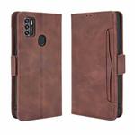 For ZTE Blade A7s 2020 Skin Feel Calf Pattern Horizontal Flip Leather Case with Holder & Card Slots & Photo Frame(Brown)