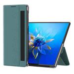 For Huawei Mate X2 Attraction Flip Holder Leather Phone Case(Green)