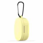 For Xiaomi Redmi Airdots 3 (IP6D0750) Silicone Wireless Earphone Protective Case(Light Yellow)