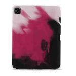 Shockproof IMD + TPU Watercolor Protective Tablet Case For iPad Air 2020 10.9 / iPad Pro 11 2020 / 2018(Berry Color)