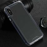 For iPhone X / XS Four-corner Shockproof Transparent TPU + PC Protective Case