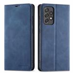 For Samsung Galaxy A52 5G / 4G Forwenw Dream Series Oil Edge Strong Magnetism Horizontal Flip Leather Case with Holder & Card Slots & Wallet & Photo Frame(Blue)