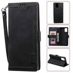 For Samsung Galaxy A52 5G / 4G Retro Splicing Horizontal Flip Leather Case with Card Slots & Holder & Wallet(Black)