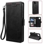 For Samsung Galaxy A12 5G Retro Splicing Horizontal Flip Leather Case with Card Slots & Holder & Wallet(Black)