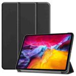 For iPad Pro 11 2022 / 2021 / 2018 Custer Texture  Leather Smart Tablet Case(Black)