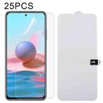 For Xiaomi Redmi Note 10 4G / 5G / Note 10s 25 PCS Full Screen Protector Explosion-proof Hydrogel Film