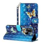 For Samsung Galaxy M31 3D Pattern Horizontal Flip Leather Case with Holder & Card Slots & Wallet(Rankine Butterfly)