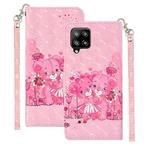 For Samsung Galaxy A42 5G 3D Pattern Horizontal Flip PU Leather Case with Holder & Card Slots & Wallet(Little Bear)