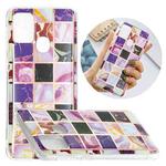 For Samsung Galaxy M31 Flat Plating Splicing Gilding Protective Case(Square Color Matching)