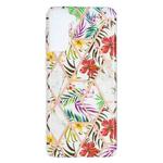 For Samsung Galaxy S21+ 5G Flat Plating Splicing Gilding Protective Case(Tropical Rainforest Color Matching)