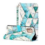 For Motorola Moto G9 Plus 3D Painting Pattern Horizontal Flip Leather Case With Holder & Card Slots & Wallet(Marble)