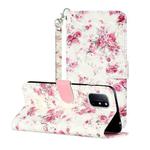 For OnePlus 8T 3D Painting Pattern Horizontal Flip Leather Case With Holder & Card Slots & Wallet(Rose)