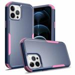 For iPhone 11 Pro Max TPU + PC Shockproof Protective Case (Royal Blue + Pink)