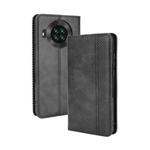 For Cubot Note 20 / Note 20 Pro Magnetic Buckle Retro Texture Horizontal Flip Leather Case with Holder & Card Slots & Photo Frame(Black)