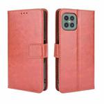 For Cubot C30 Retro Crazy Horse Texture Horizontal Flip Leather Case with Holder & Card Slots & Lanyard(Brown)