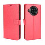 For Cubot Note 20 / Note 20 Pro Retro Crazy Horse Texture Horizontal Flip Leather Case with Holder & Card Slots & Lanyard(Red)