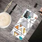 For Samsung Galaxy A32 4G Triangular Marble Pattern TPU Protective Case(SJ-6)