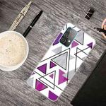 For Samsung Galaxy A32 5G Triangular Marble Pattern TPU Protective Case(SJ-4)