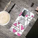 For Samsung Galaxy A52 5G / 4G Triangular Marble Pattern TPU Protective Case(SJ-9)