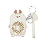 REMAX JF03B Portable Mini Keychain Electric Fan(Beige)