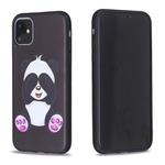 For iPhone 11 Embossed Painted Pattern TPU Case(Panda)