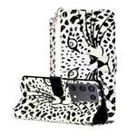 For Samsung Galaxy S21 Ultra 5G 3D Pattern Horizontal Flip Leather Case with Holder & Card Slots & Wallet & Lanyard(Leopard Head)