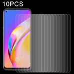 For OPPO F19 Pro 10 PCS 0.26mm 9H 2.5D Tempered Glass Film