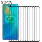 For Huawei P50 Pro+ 25 PCS 3D Curved Edge Full Screen Tempered Glass Film(Black)