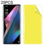 For OPPO Find X3 25 PCS Soft TPU Full Coverage Front Screen Protector