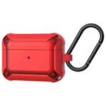 Wireless Earphones Shockproof Bumblebee Armor Silicone Protective Case For AirPods Pro(Red)